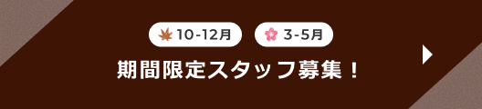 10-12月｜3-5月｜期間限定スタッフ募集！